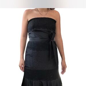 Banana Republic Black Strapless Dress
